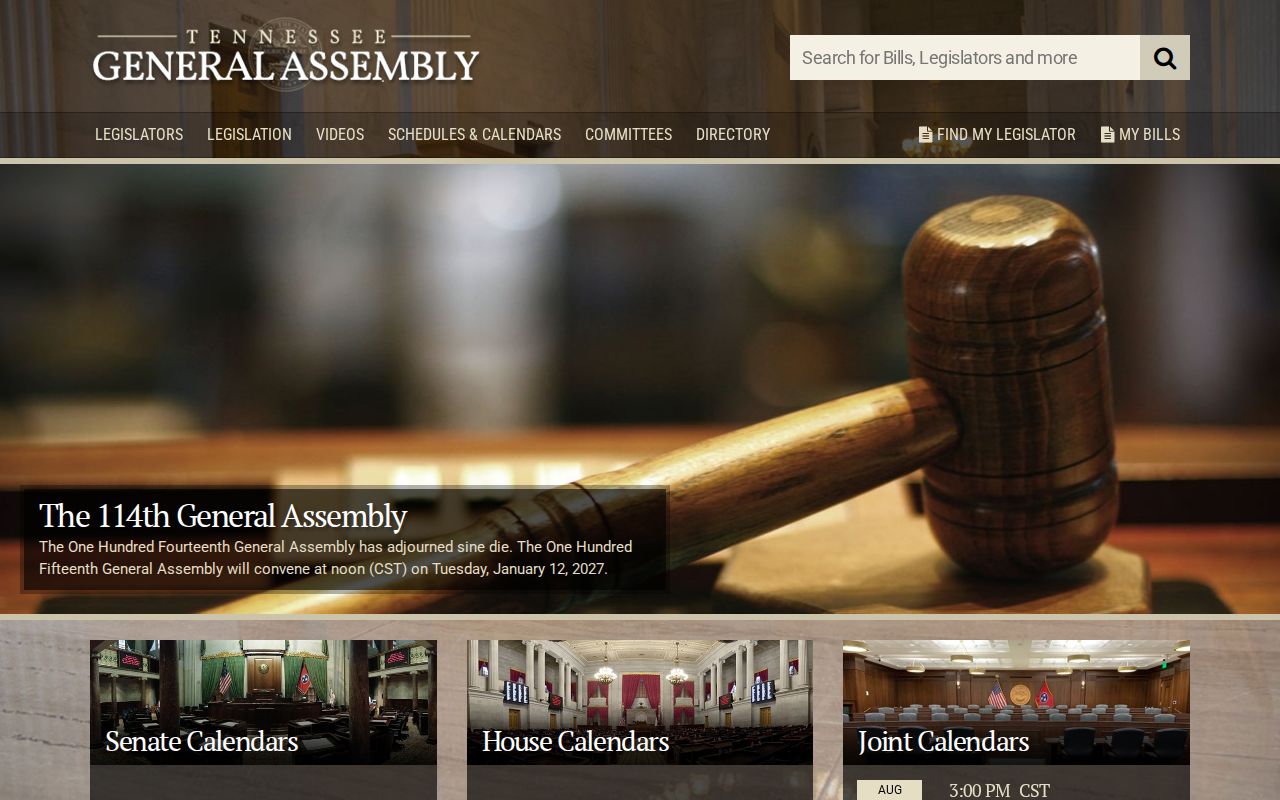 Tennessee General Assembly source for Fayette County criminal record laws