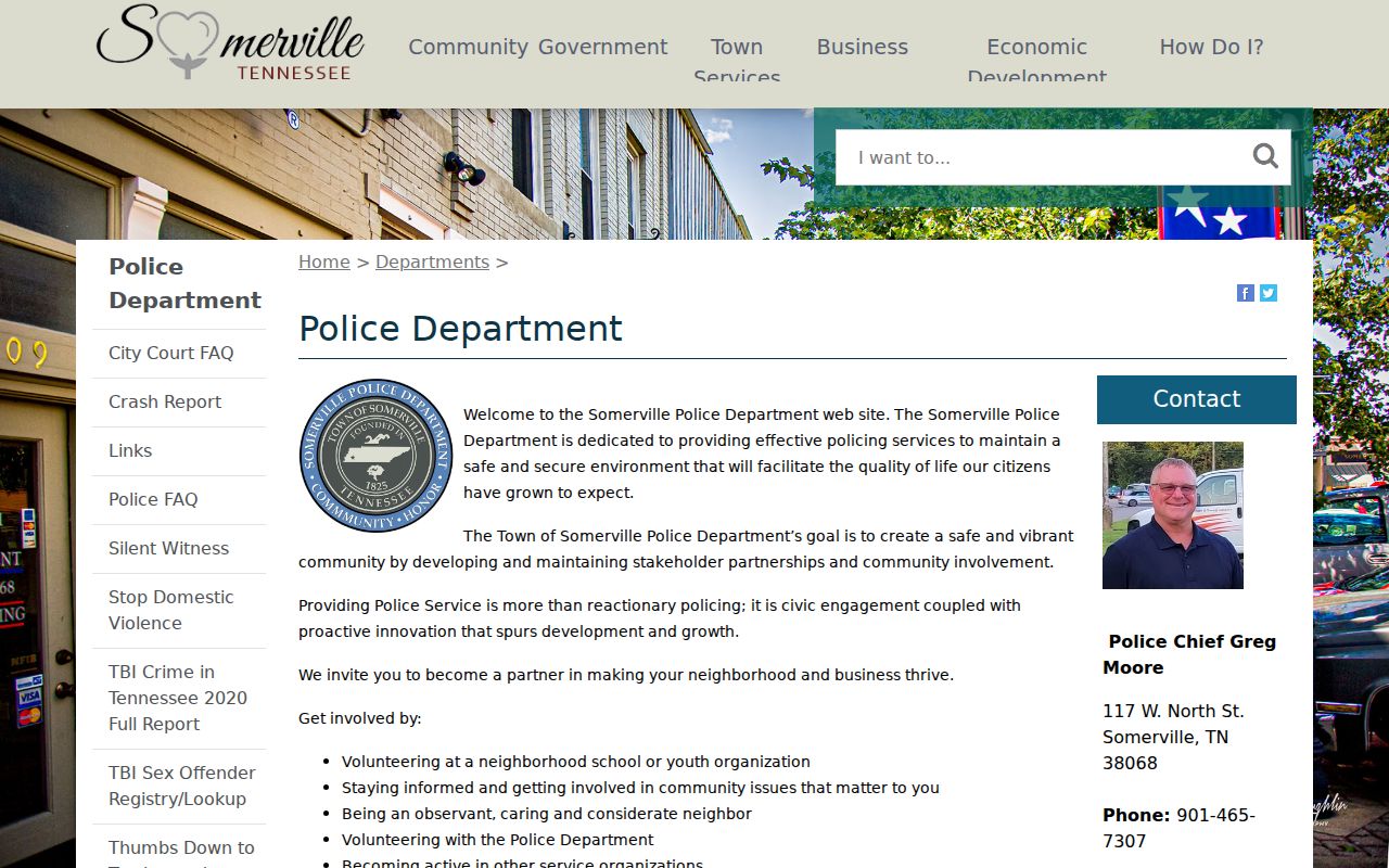 Somerville criminal records source at the police department